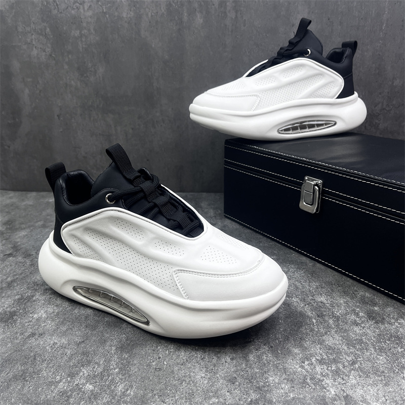 New style breathable and versatile platform elevation sneakers casual daddy shoes a slip-on
