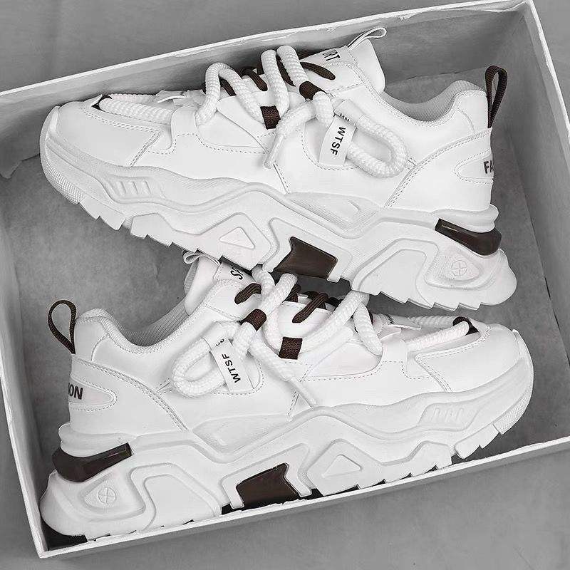 2025 Men's Shoes New Breathable Shoes Trend Versatile Inner Heightening Sports and Casual Dad Shoes for Men