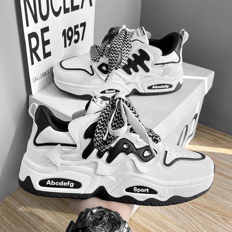 2025 high quality Daddy shoes for men with casual boys sneakers increase bread shoes
