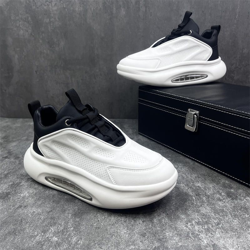 New style breathable and versatile platform elevation sneakers casual daddy shoes a slip-on