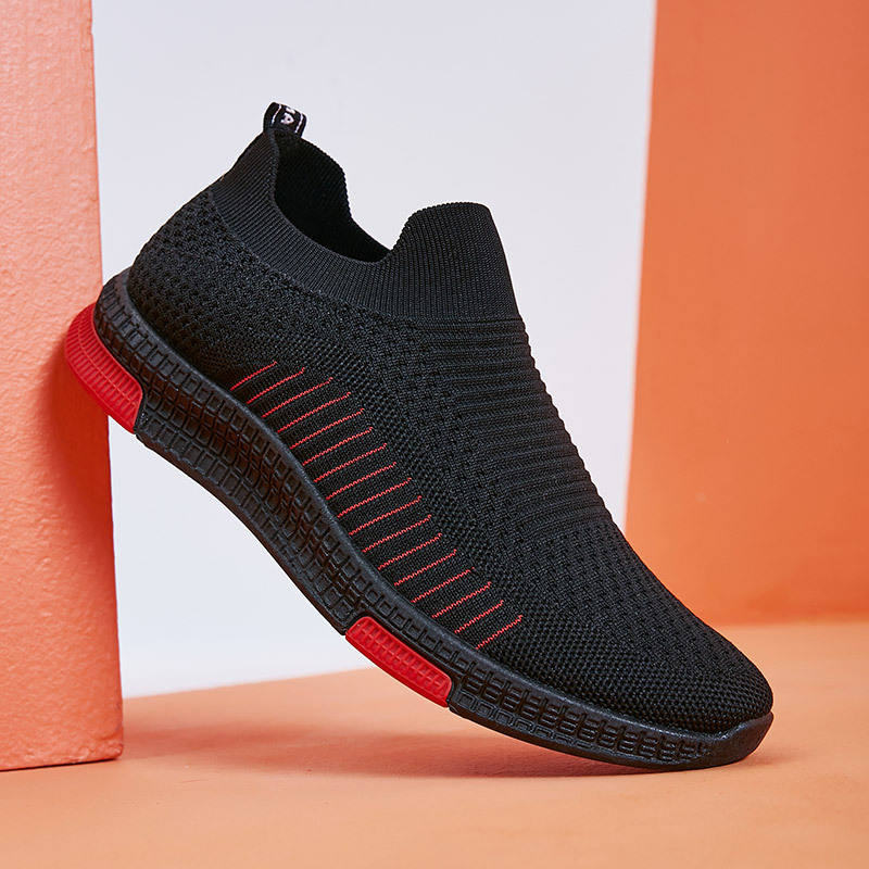 High Comfort Light Weight Fashion Trend Slip on Sneakers Unisex Casual Walking Shoes for Men Women Spring Autumn