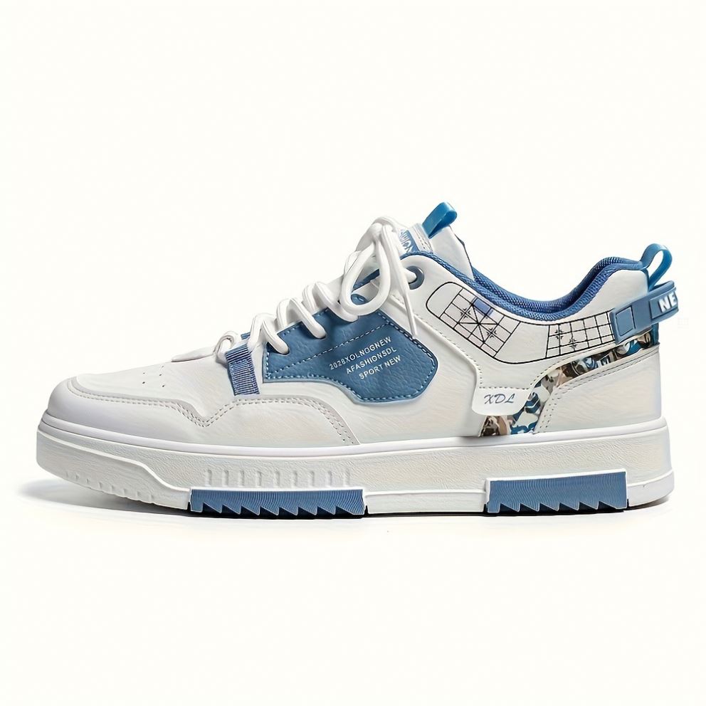1 1 2025 High Top Spring Men's Shoes New Men's Cloth Shoes Sports Leisure Small White Board Shoes